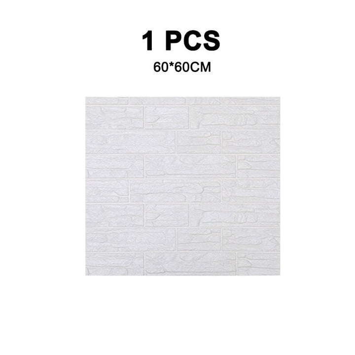 1,5,10PCS 3D Wall Stickers Imitations Brick Waterproof Self-adhesive Image 1