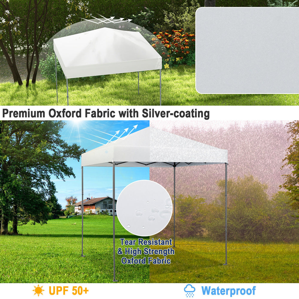 Patio 6.6 x 6.6ft Outdoor Pop-up Canopy Tent UPF 50+ Portable Sun Shelter Image 2