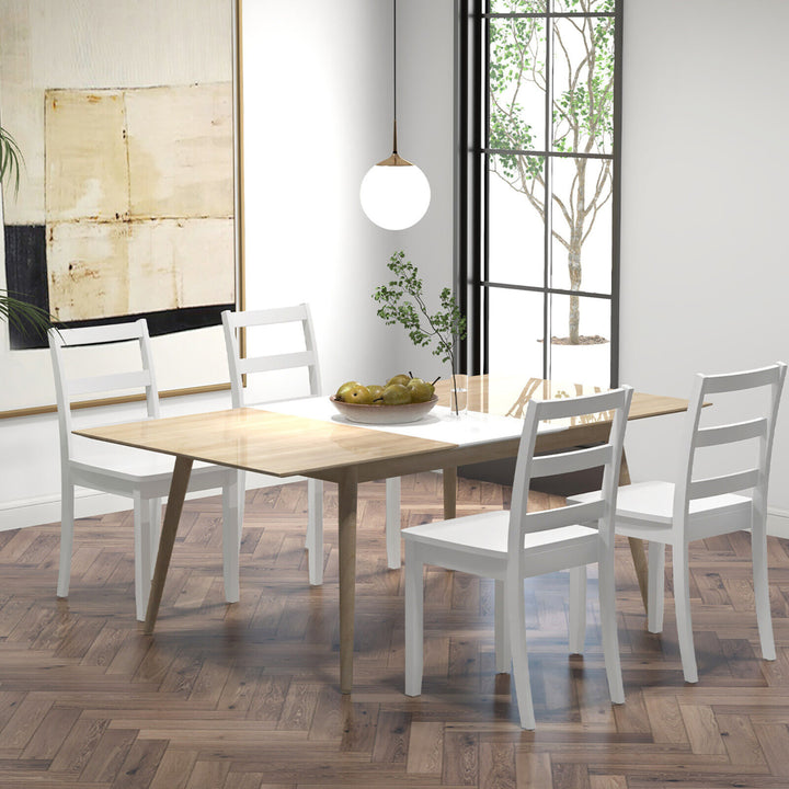 Dining Chairs Set of 4 Wood Dining Room Kitchen Side Chairs for Living Room Image 4