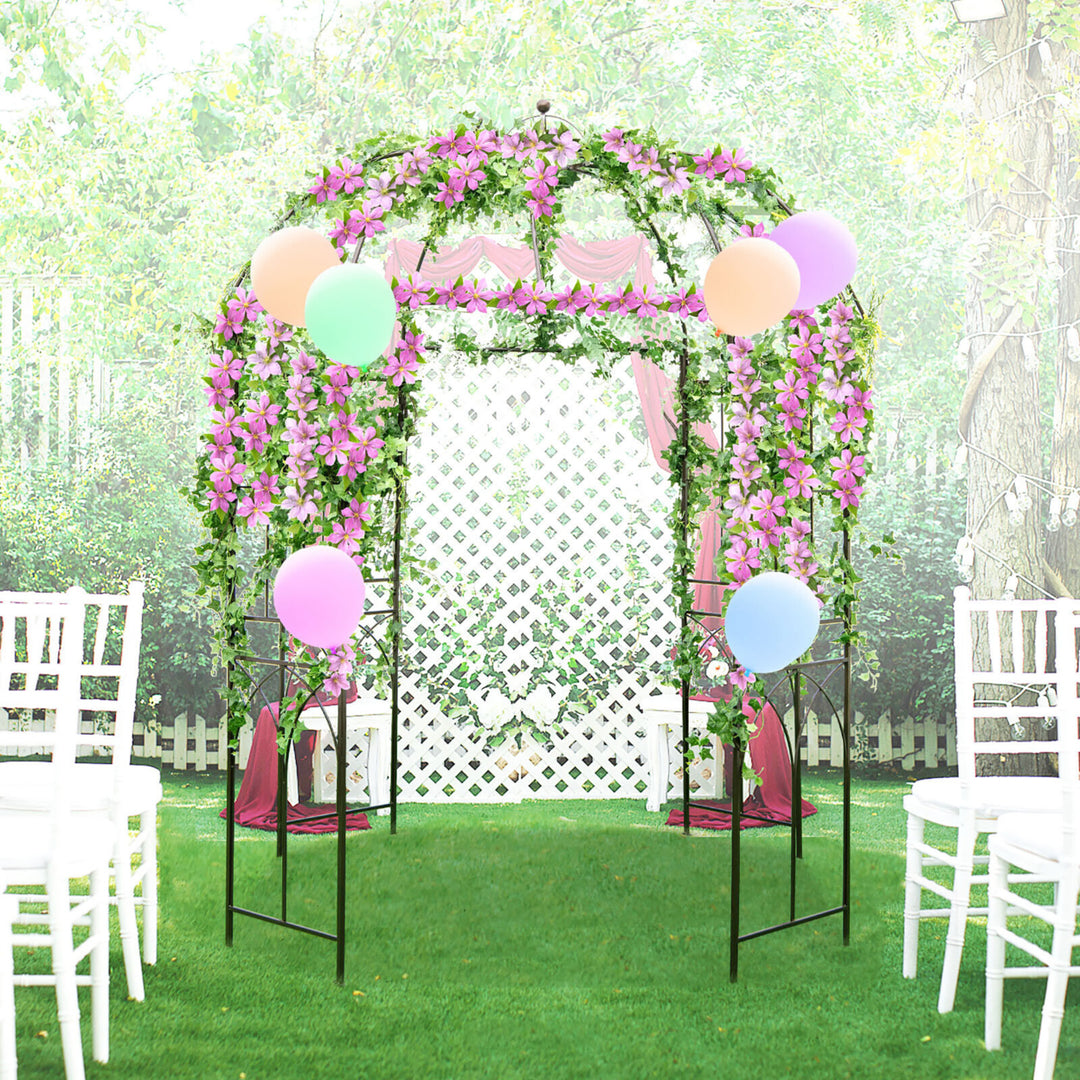 Birdcage Shape Garden Arbor Pergola Climbing Plants Stand Rack for Wedding Party Image 8