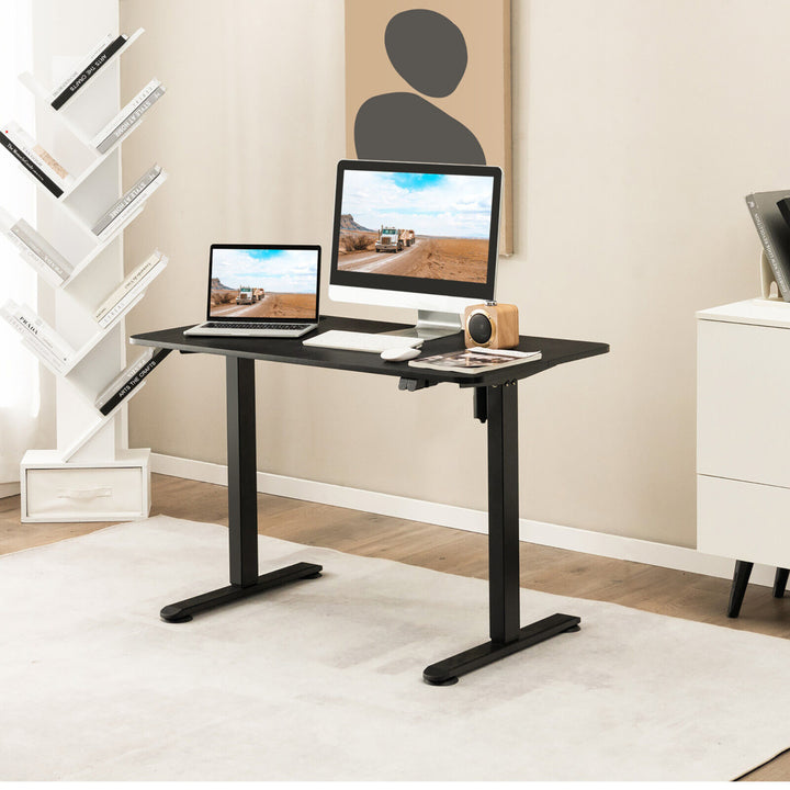 Electric Standing Desk Adjustable Stand up Computer Desk Anti-collision Image 3