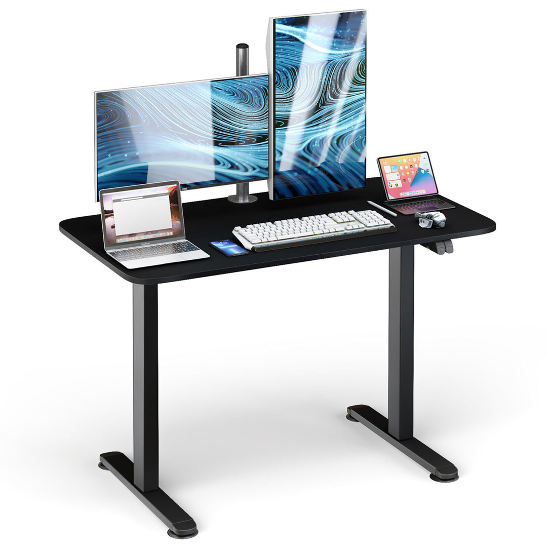 Electric Standing Desk Adjustable Stand up Computer Desk Anti-collision Image 4