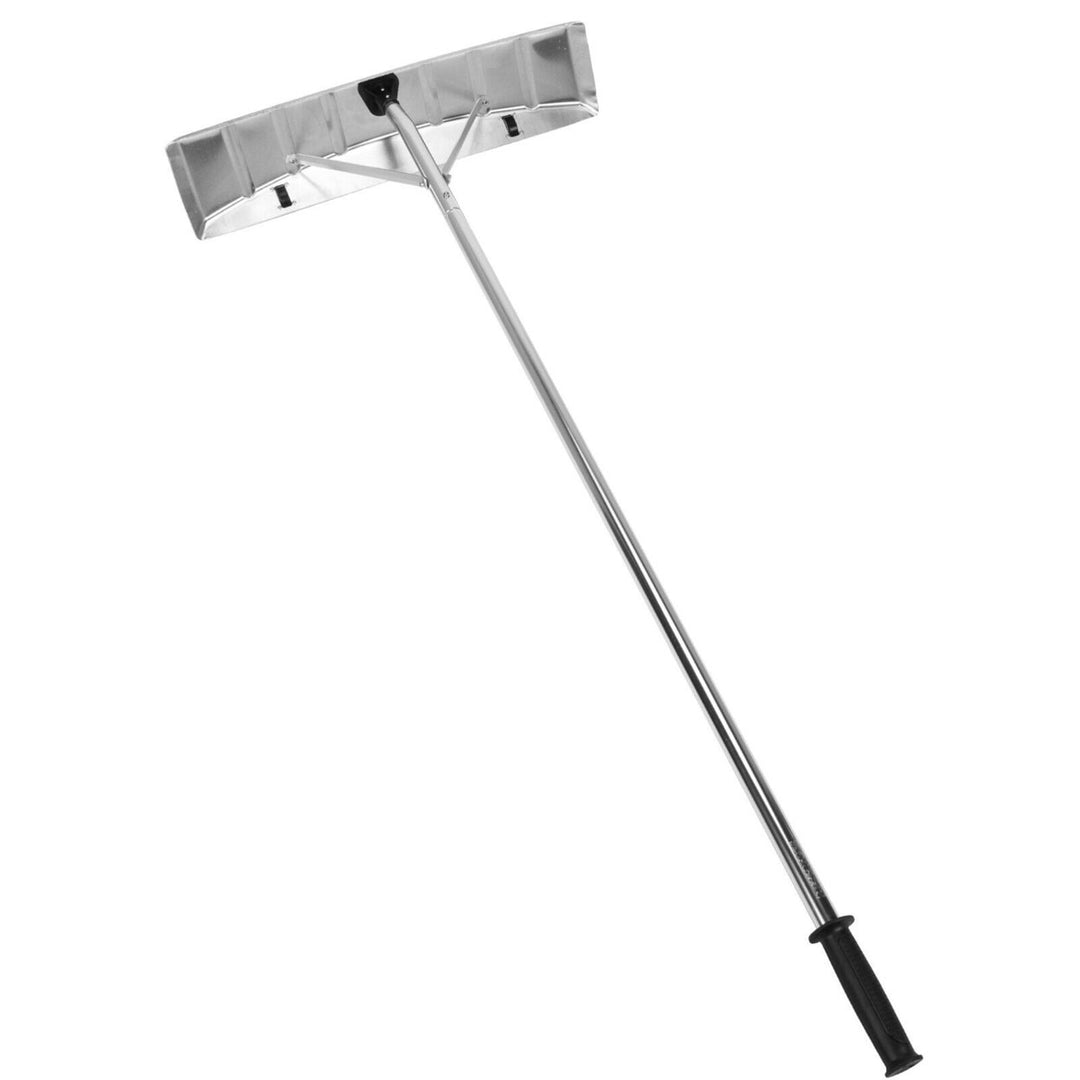 20FT Snow Roof Rake Reinforced Aluminum Snow Removal Tool for Roof Image 10