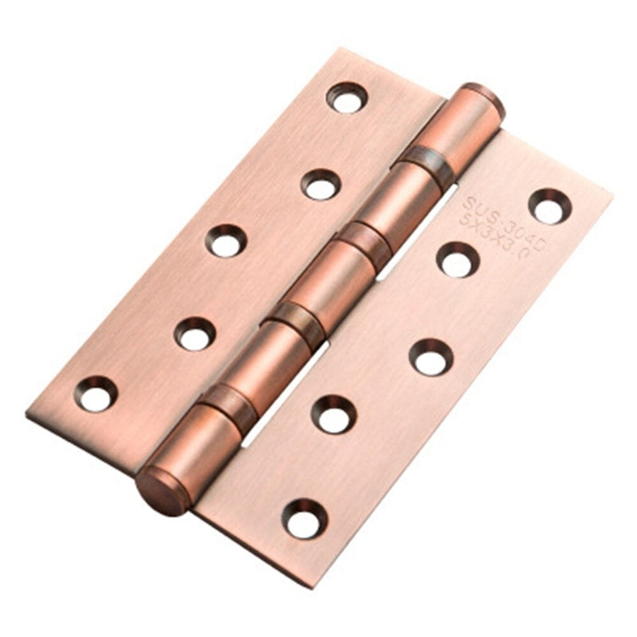 Stainless Steel Flat Opening Silent Bearing Hinge For Door Indoor Door Wooden Door Hinge For Common Door Leaf Image 1