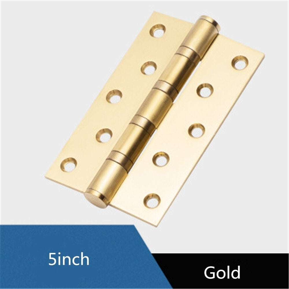 Stainless Steel Flat Opening Silent Bearing Hinge For Door Indoor Door Wooden Door Hinge For Common Door Leaf Image 2