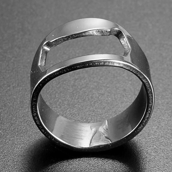 Stainless Steel Finger Ring Shape Beers Bottle Opener for Bar Tool Image 7