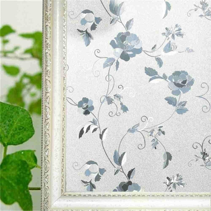 Static Cling Glueless Reusable Removable Privacy Frosted Decor Window Glass Film Image 1