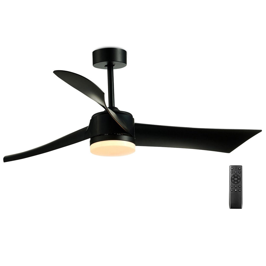 52 Reversible Ceiling Fan with Light 2700K/4200K/6500K LED Ceiling Fan Image 1