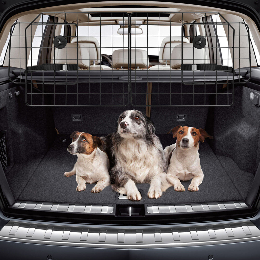 Car SUV Dog Barrier Vehicles Pet Divider Gate for Trunk Cargo Area Rust-Proof Image 2