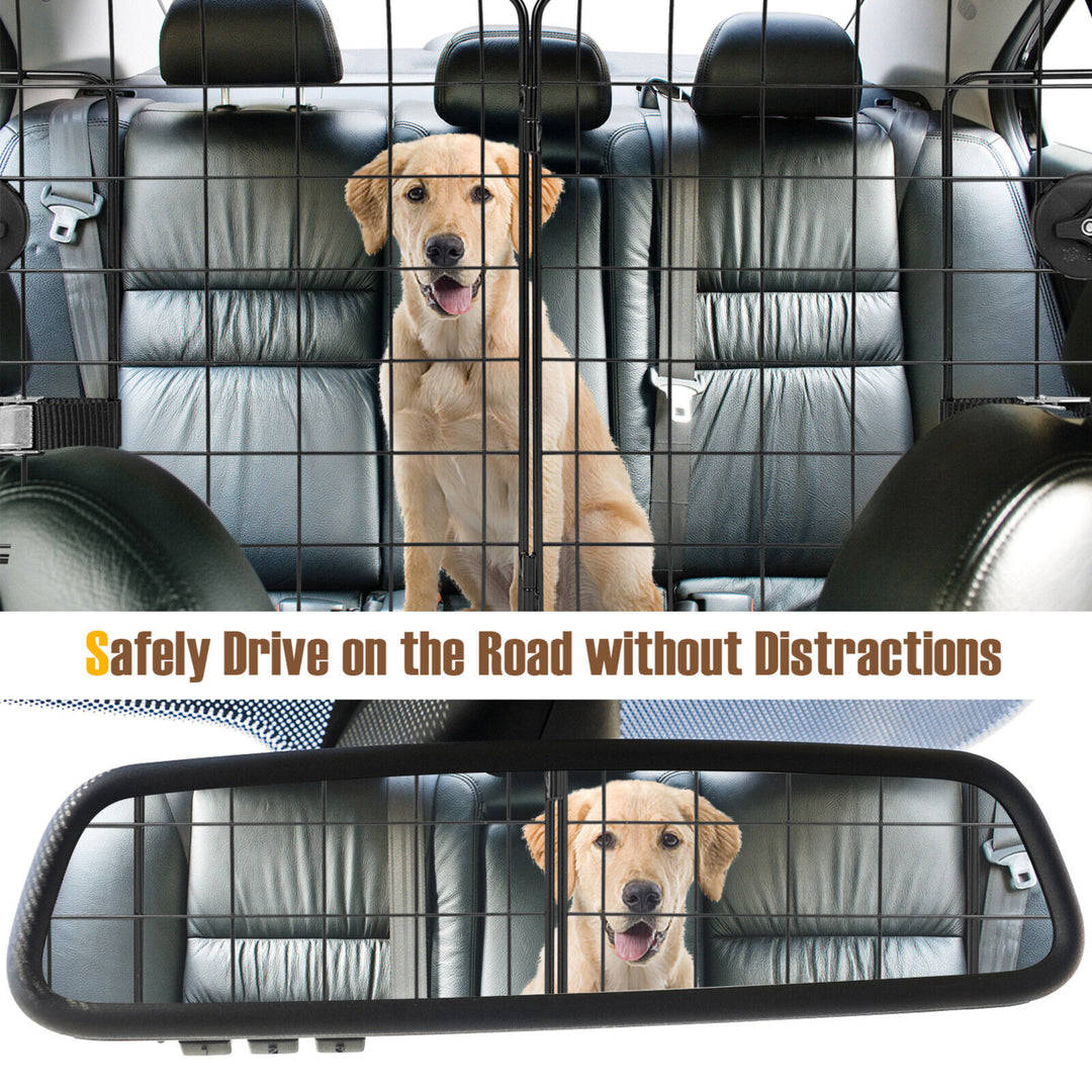 Car SUV Dog Barrier Vehicles Pet Divider Gate for Trunk Cargo Area Rust-Proof Image 4