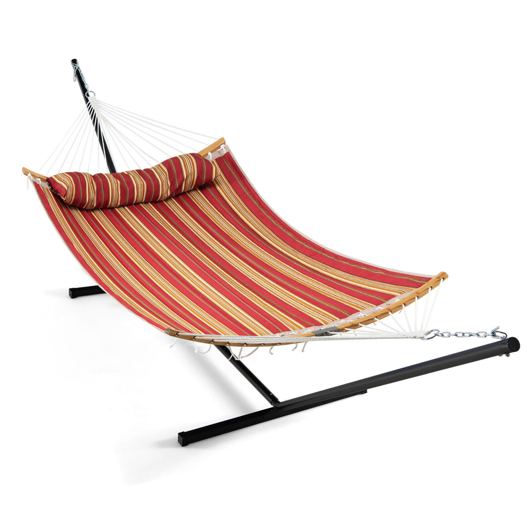 Hammock Chair with Stand Portable Bag Cushion Pillow Heavy Duty Frame Image 5