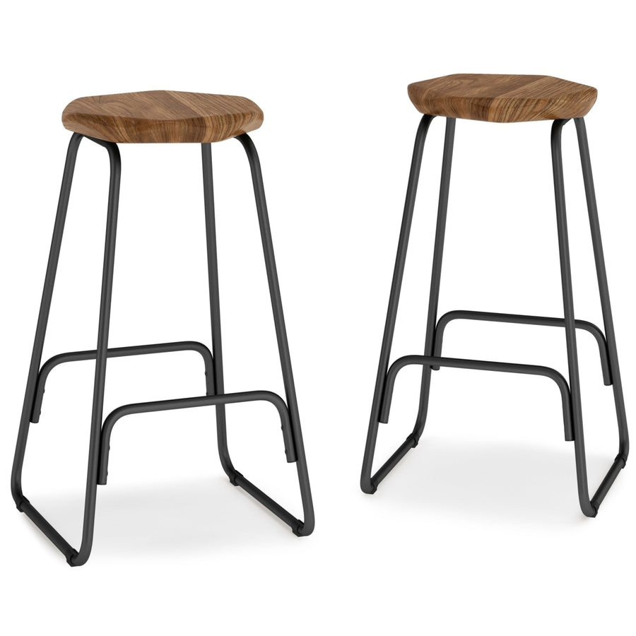 Orson Saddle Counter Height Stool (Set of 2) Image 1