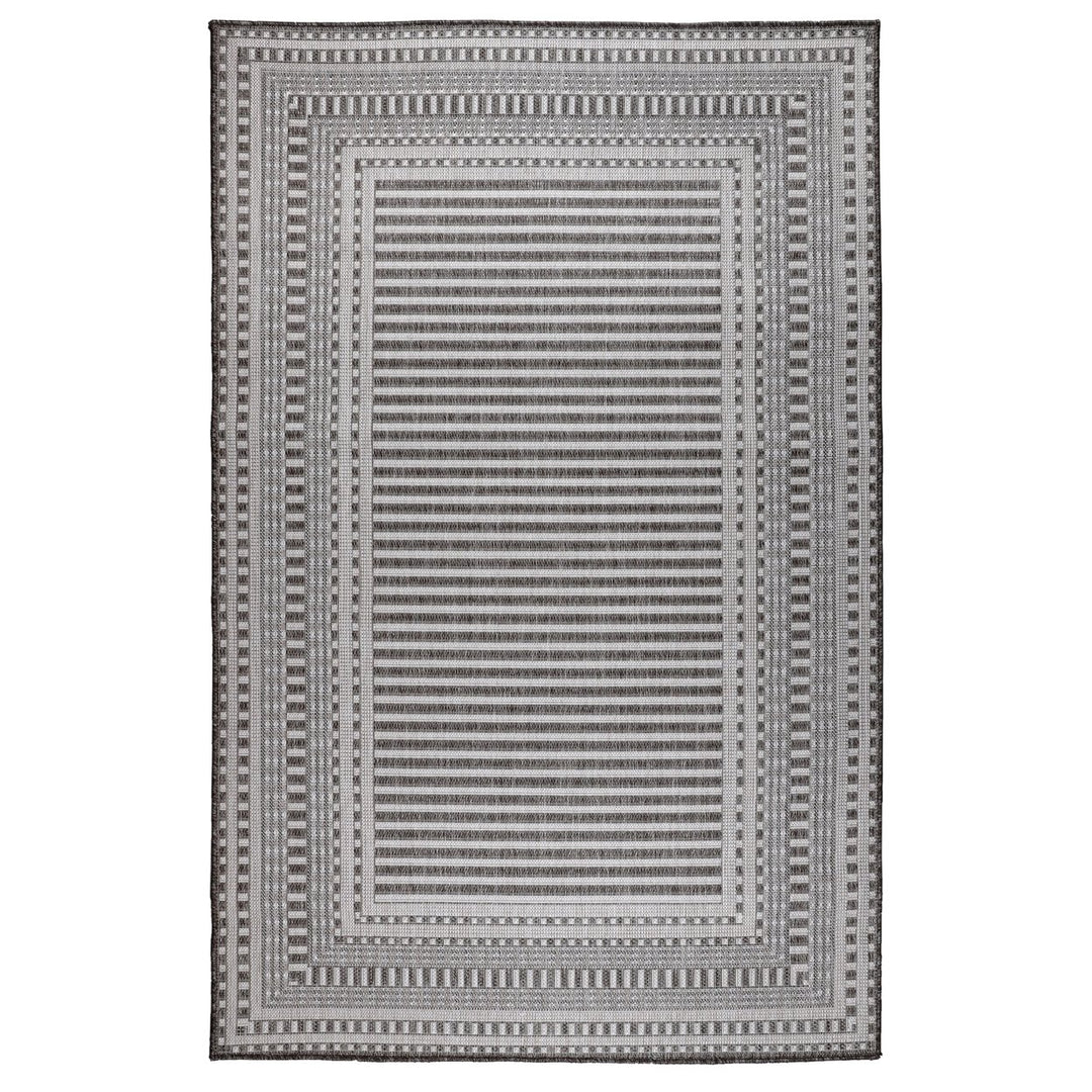 Liora Manne Malibu Area Rug Charcoal 100% Polypropylene Indoor Outdoor 5x8 Image 1