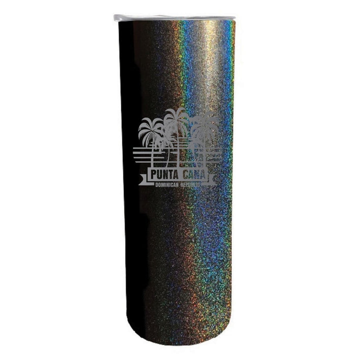 Punta Cana Dominican Republic Souvenir 20 oz Insulated Stainless Steel Skinny Tumbler Etched Image 1