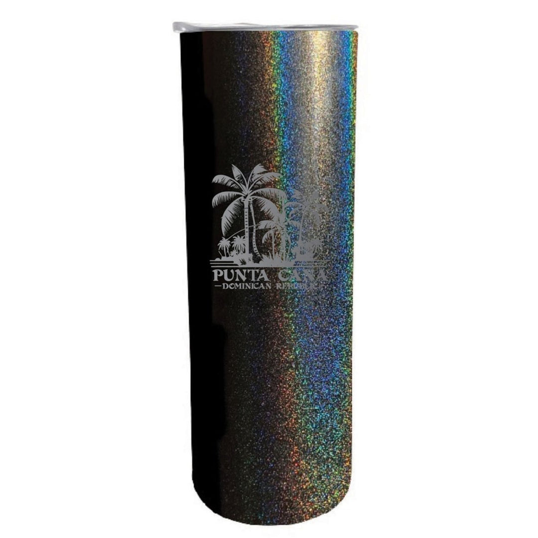 Punta Cana Dominican Republic Souvenir 20 oz Insulated Stainless Steel Skinny Tumbler Etched Image 1