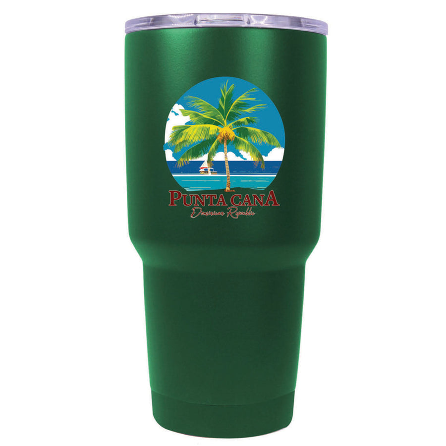 Punta Cana Dominican Republic Souvenir 24 oz Insulated Stainless Steel Tumbler Image 1