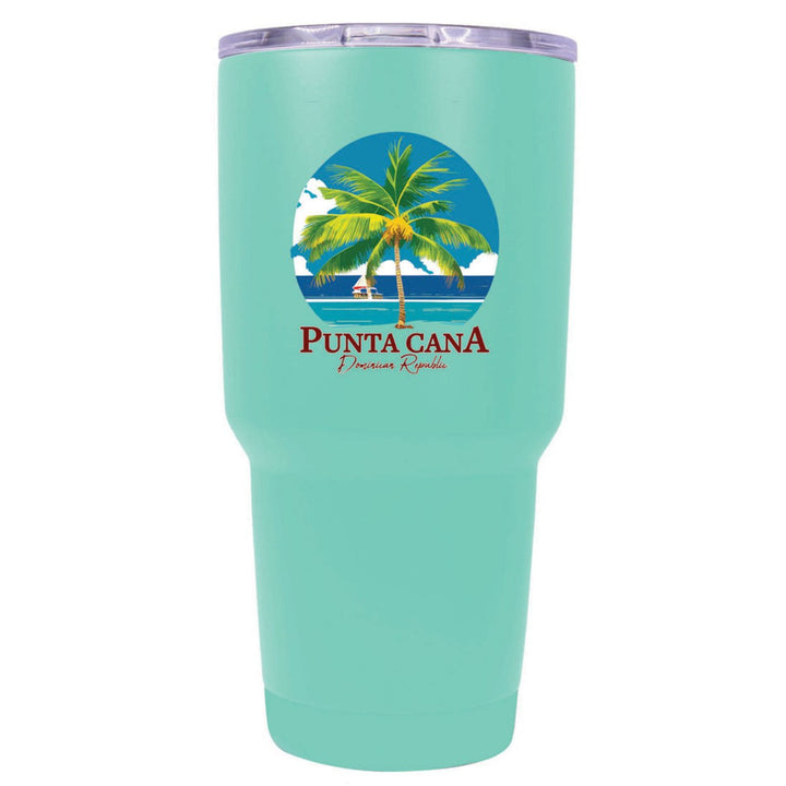 Punta Cana Dominican Republic Souvenir 24 oz Insulated Stainless Steel Tumbler Image 1