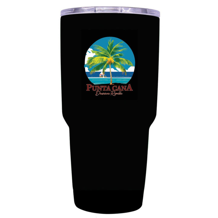 Punta Cana Dominican Republic Souvenir 24 oz Insulated Stainless Steel Tumbler Image 1