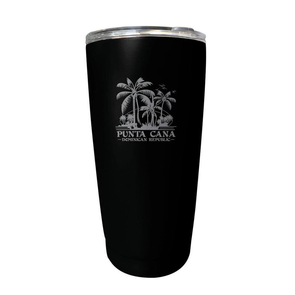Punta Cana Dominican Republic Souvenir 16 oz Stainless Steel Insulated Tumbler Etched Image 2