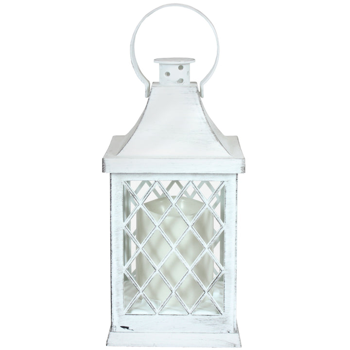 Sunnydaze Ligonier Indoor Battery-Powered Candle Lantern - 10 in - Set of 4 Image 8