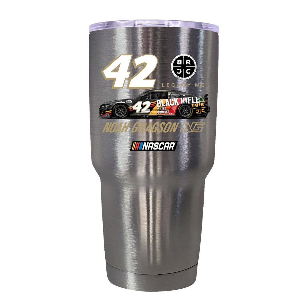 42 Noah Gragson BRCC Officially Licensed 24oz Stainless Steel Tumbler Image 1