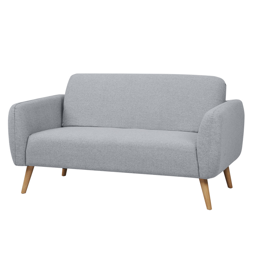 Linda Loveseat Sofa: Modern Design, Easy Assembly, Perfect for Small Spaces  Soft Polyester Fabric, Sturdy Wood Frame. Image 2