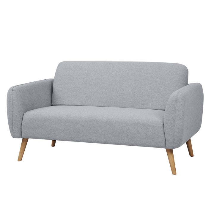 Linda Loveseat Sofa: Modern Design, Easy Assembly, Perfect for Small Spaces  Soft Polyester Fabric, Sturdy Wood Frame. Image 2
