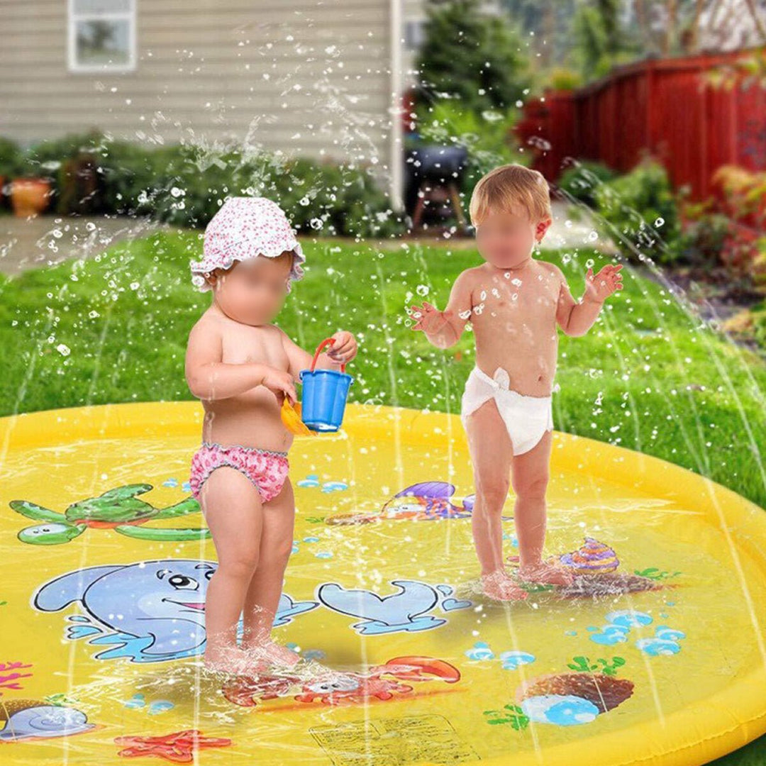 Upgraded 5-6ft Sprinkle Pad Inflatable Play Mat For Kids Toddlers Garden Patio Outdoor Image 3