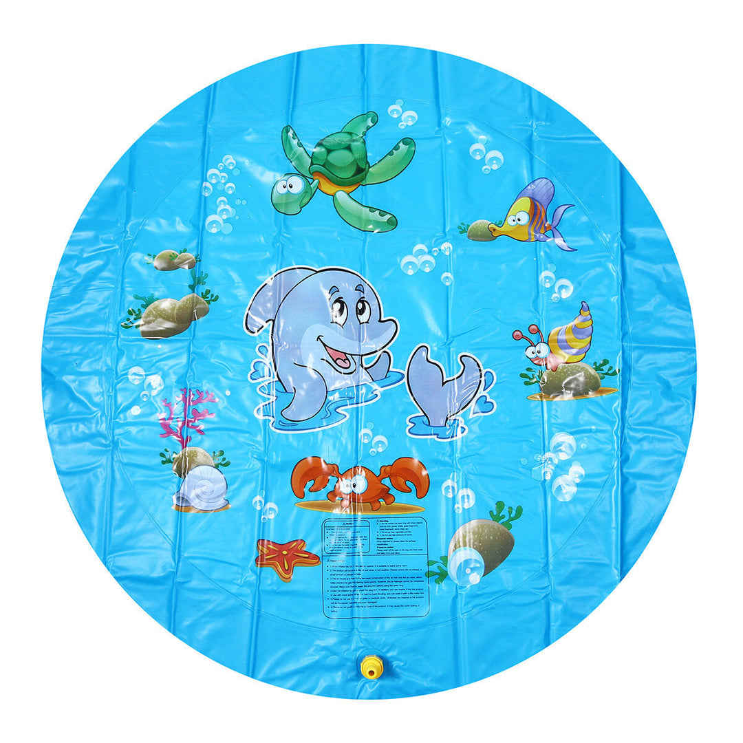 Upgraded 5-6ft Sprinkle Pad Inflatable Play Mat For Kids Toddlers Garden Patio Outdoor Image 7