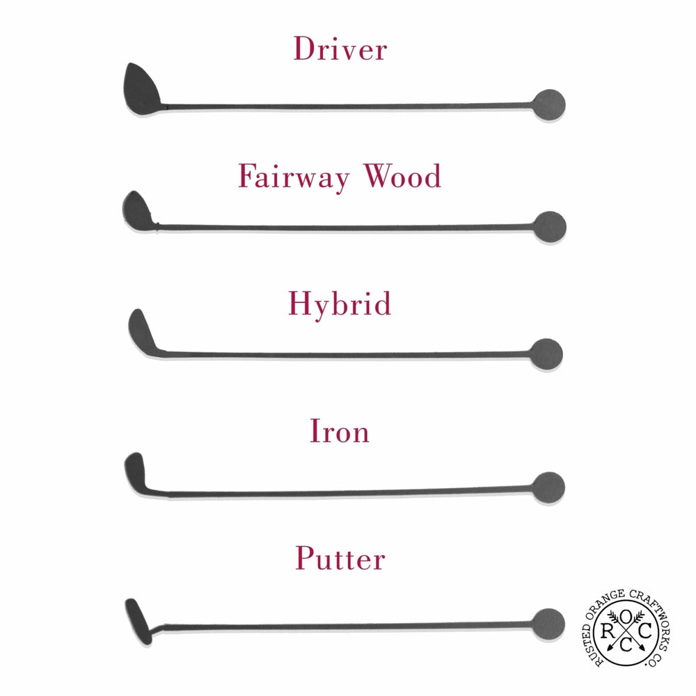 Golf Clubs with Name - 3 pack - Golf Papa Signs Image 2