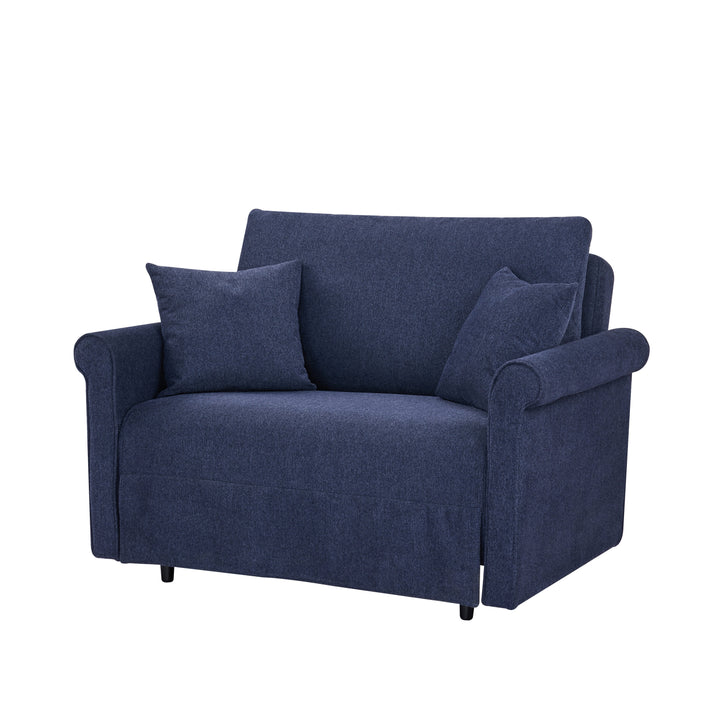 Fresno Convertible Chair: Comfort, Classic Design, and Versatility  Twin Sleeper, Chaise Lounge, and Bed Conversion Image 4