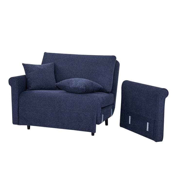Fresno Convertible Chair: Comfort, Classic Design, and Versatility  Twin Sleeper, Chaise Lounge, and Bed Conversion Image 6
