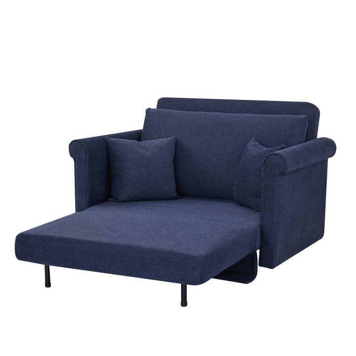 Fresno Convertible Chair: Comfort, Classic Design, and Versatility  Twin Sleeper, Chaise Lounge, and Bed Conversion Image 7
