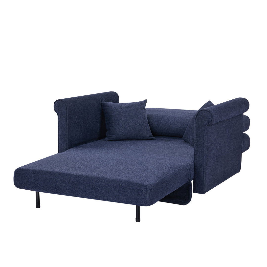 Fresno Convertible Chair: Comfort, Classic Design, and Versatility  Twin Sleeper, Chaise Lounge, and Bed Conversion Image 8