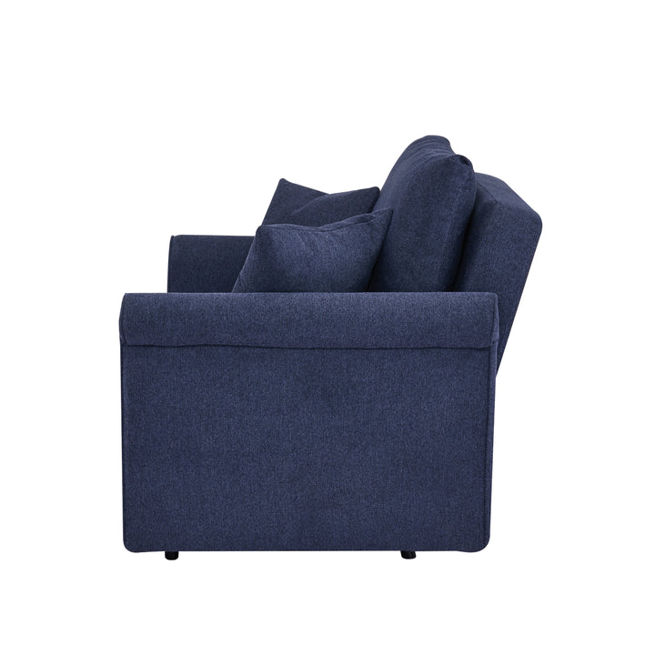 Fresno Convertible Chair: Comfort, Classic Design, and Versatility  Twin Sleeper, Chaise Lounge, and Bed Conversion Image 5