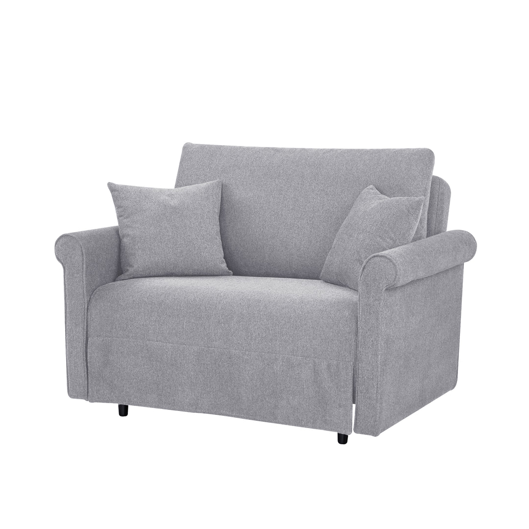 Fresno Convertible Chair: Comfort, Classic Design, and Versatility  Twin Sleeper, Chaise Lounge, and Bed Conversion Image 9