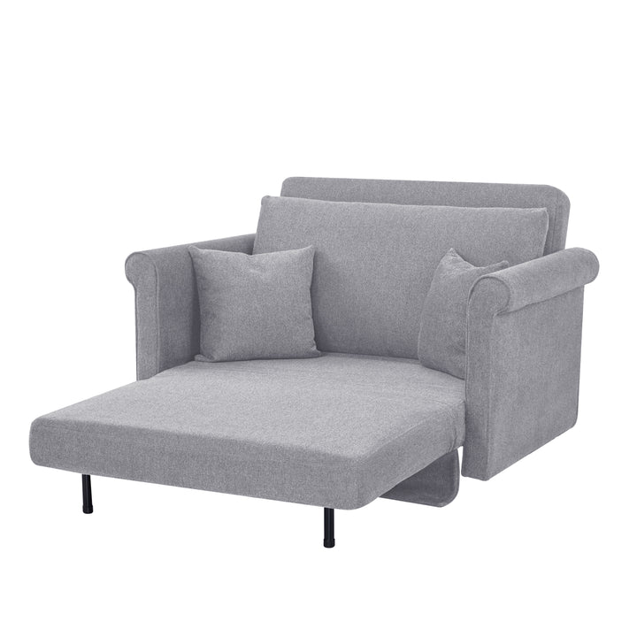 Fresno Convertible Chair: Comfort, Classic Design, and Versatility  Twin Sleeper, Chaise Lounge, and Bed Conversion Image 12