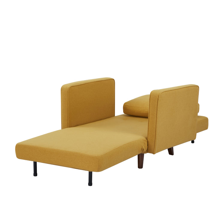 Panama Convertible Chair: Comfortable Modern Design  Twin Sleeper, Chaise Lounge, and Bed Conversion Image 11