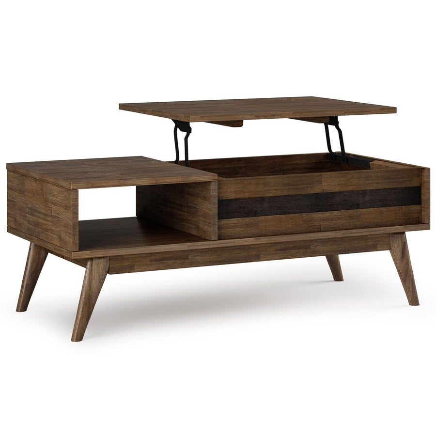 Clarkson Lift Top Coffee Table in Acacia Image 1