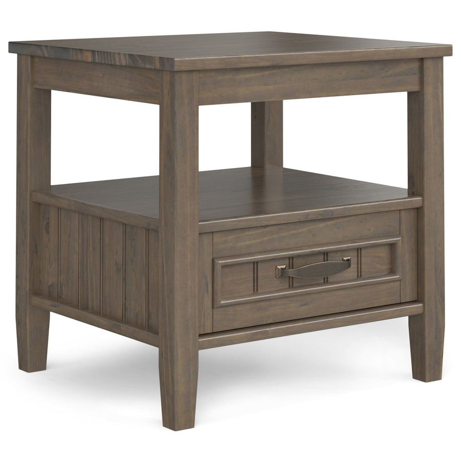 Lev End Table with Bottom Drawer Image 1
