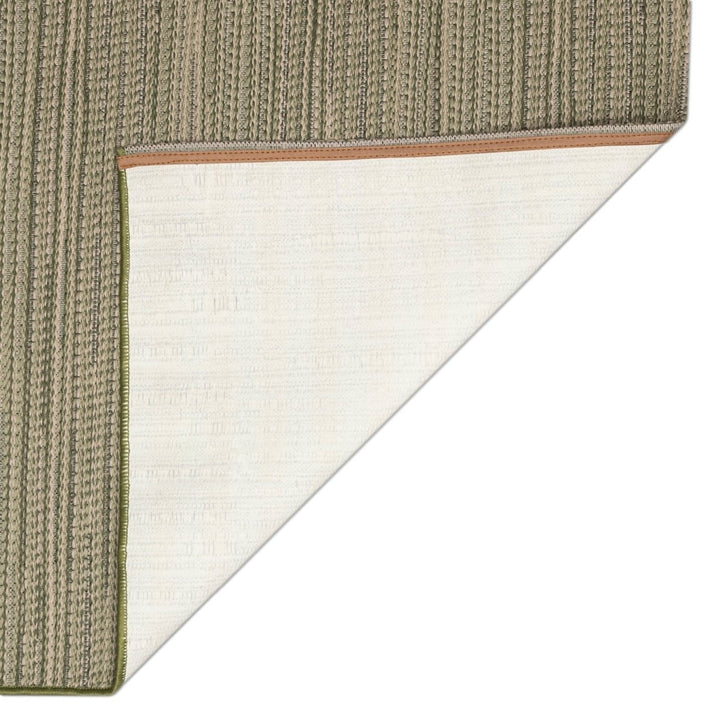 Liora Manne Miranda Tweed Stripe Indoor Outdoor Area Rug Green Image 9