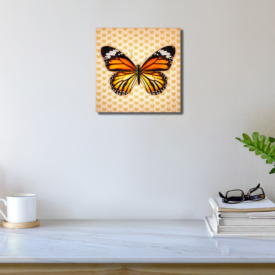 5D Multi-Dimensional Monrach Butterfly Wall Art Print on Strong Polycarbonate Panel - Lenticular Artwork by Matashi Image 3