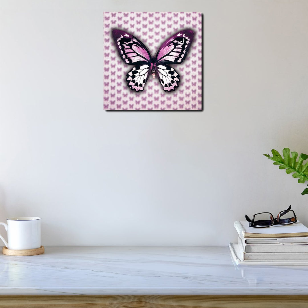 Matashi Multi-Dimensional Custom Made 5D Purple Butterfly Wall Art Print on Strong Polycarbonate Panel with Vibrant Image 3