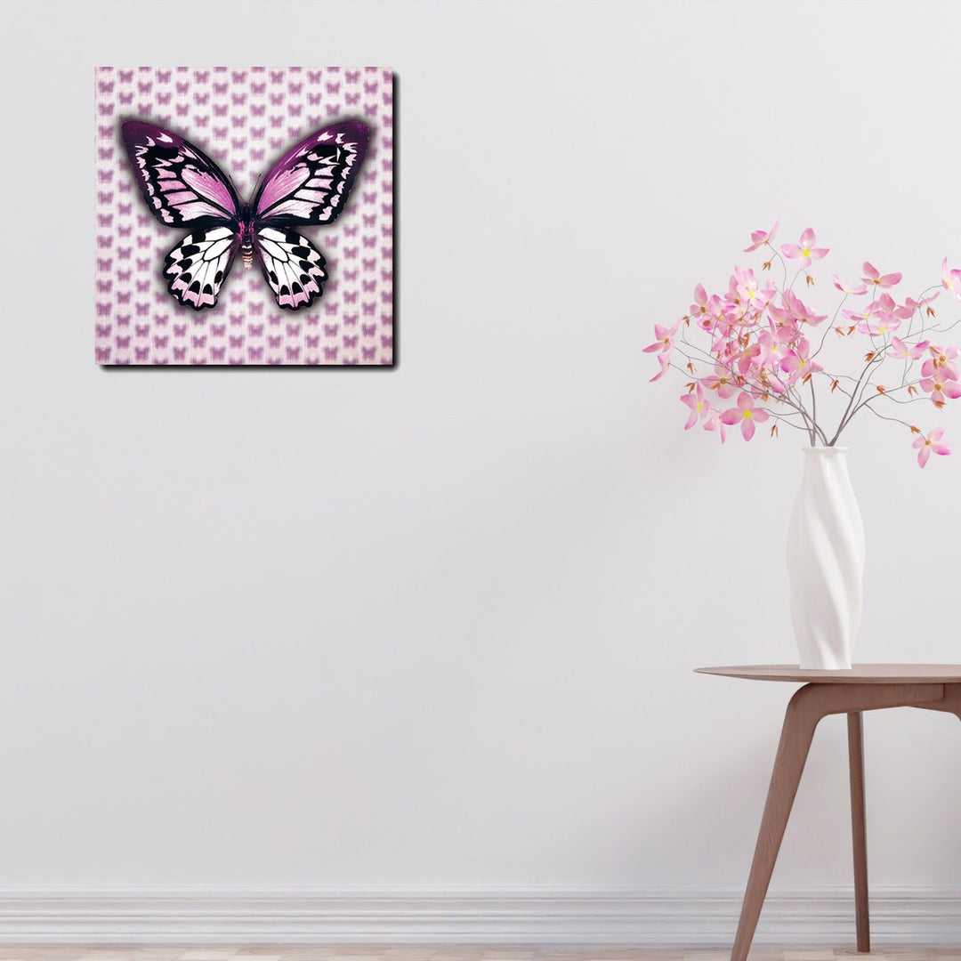 Matashi Multi-Dimensional Custom Made 5D Purple Butterfly Wall Art Print on Strong Polycarbonate Panel with Vibrant Image 4