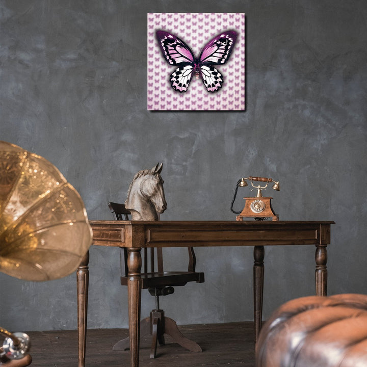 Matashi Multi-Dimensional Custom Made 5D Purple Butterfly Wall Art Print on Strong Polycarbonate Panel with Vibrant Image 6