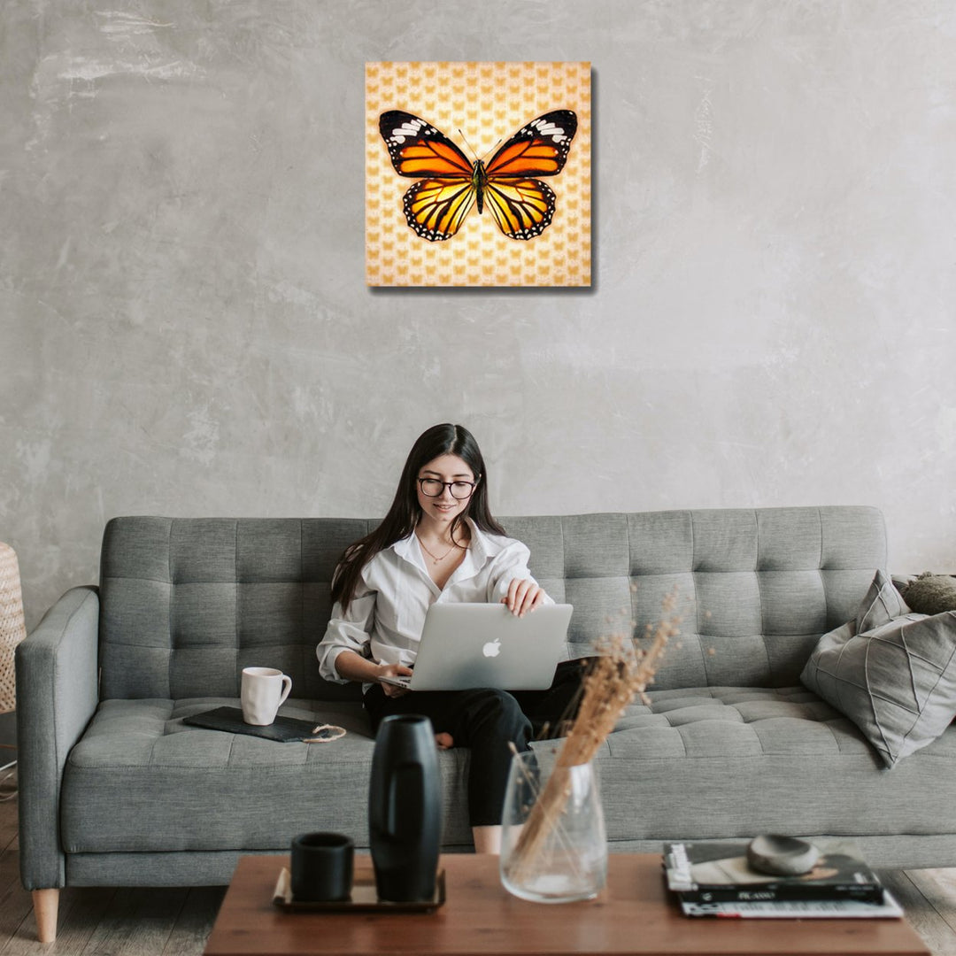 Matashi Multi-Dimensional Custom Made 5D Monrach Butterfly Wall Art Print on Strong Polycarbonate Panel with Vibrant Image 5