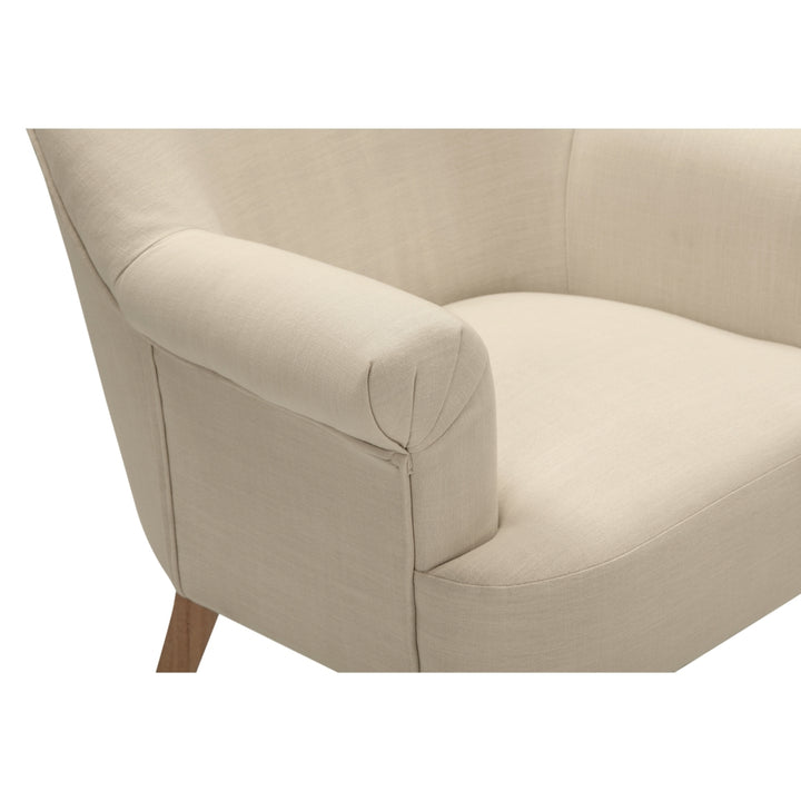 Syed Accent Chair-Upholstered-Flared arms-Curved Back Image 10