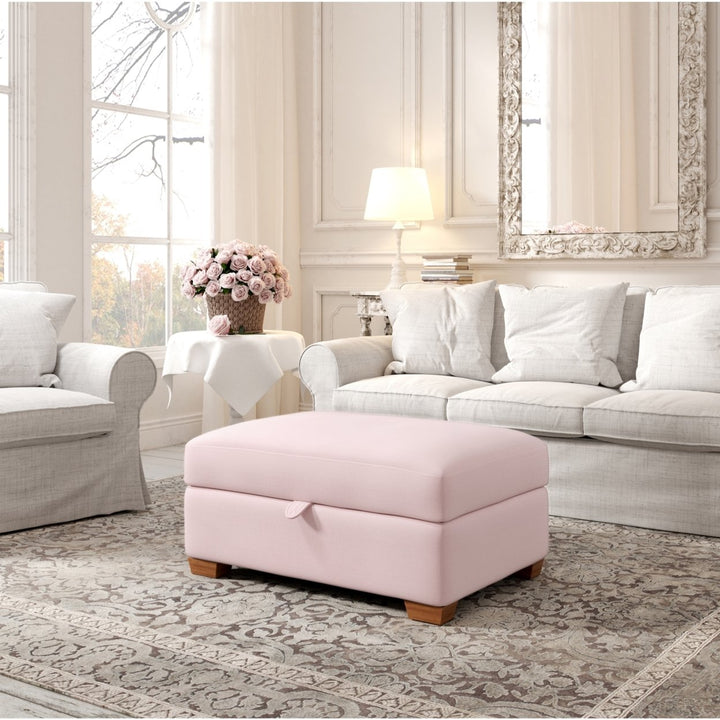 Cailyn Ottoman-Upholstered-Storage-Hinged Lid Image 3