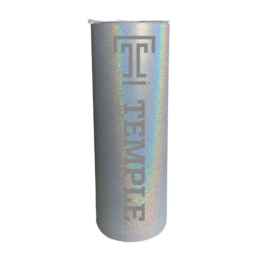 Temple University NCAA Laser-Engraved Tumbler - 16oz Stainless Steel Insulated Mug Image 4