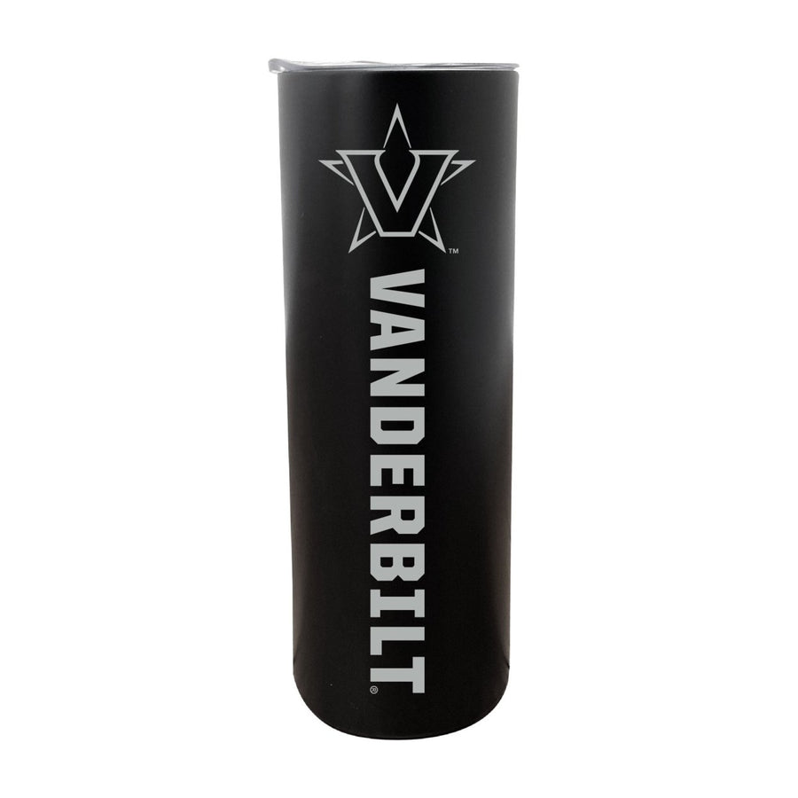 Vanderbilt University NCAA Laser-Engraved Tumbler - 16oz Stainless Steel Insulated Mug Image 1